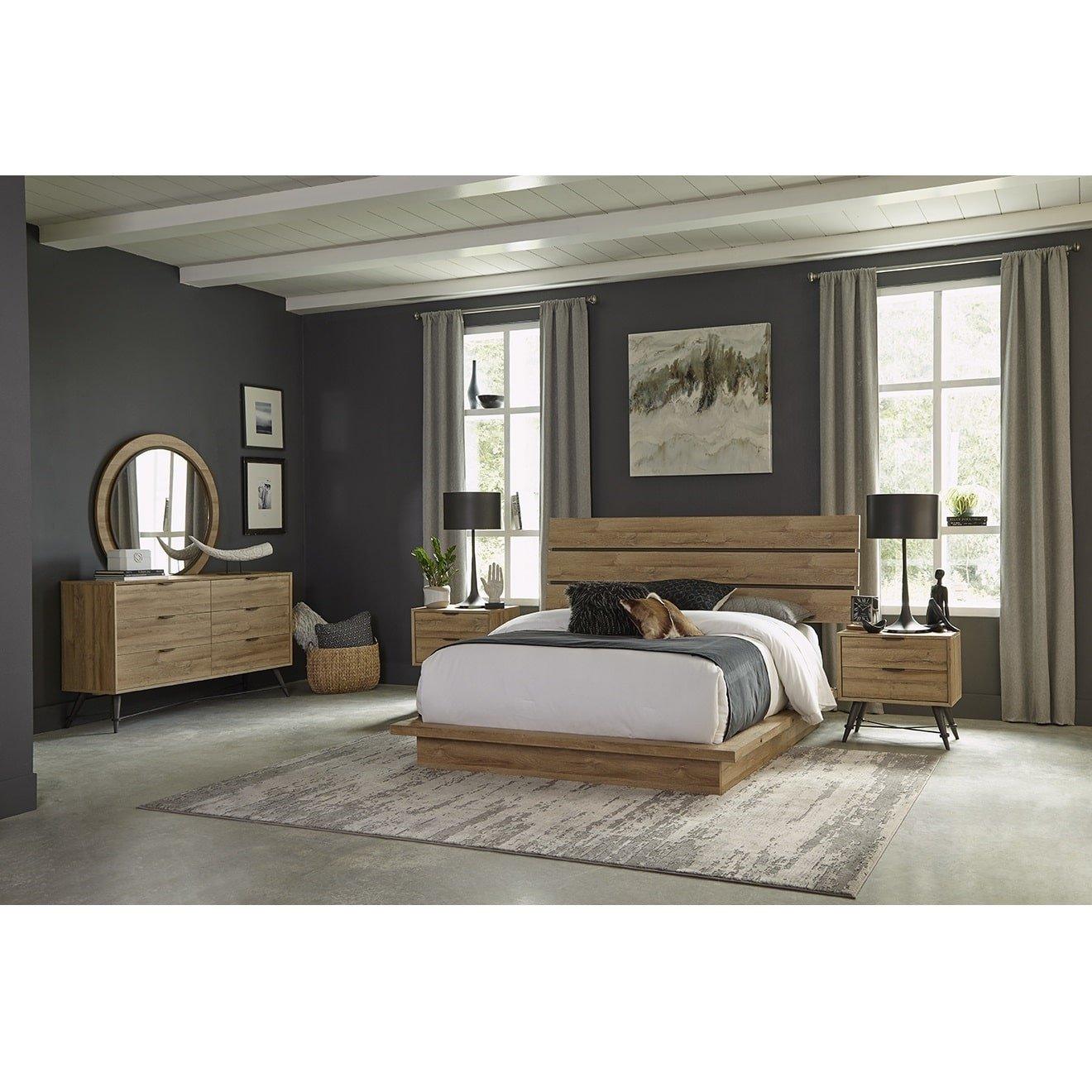 Rent to Own Ideaitalia 11Piece Irony Queen Bedroom Set w/ Woodhaven Pillow Top Plush Mattress
